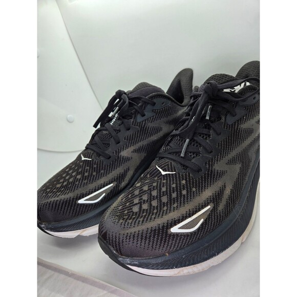 Hoka One One Clifton 9 Shoes Men\'s 12 D Black Road Running Athletic Gym Sneakers main image 6
